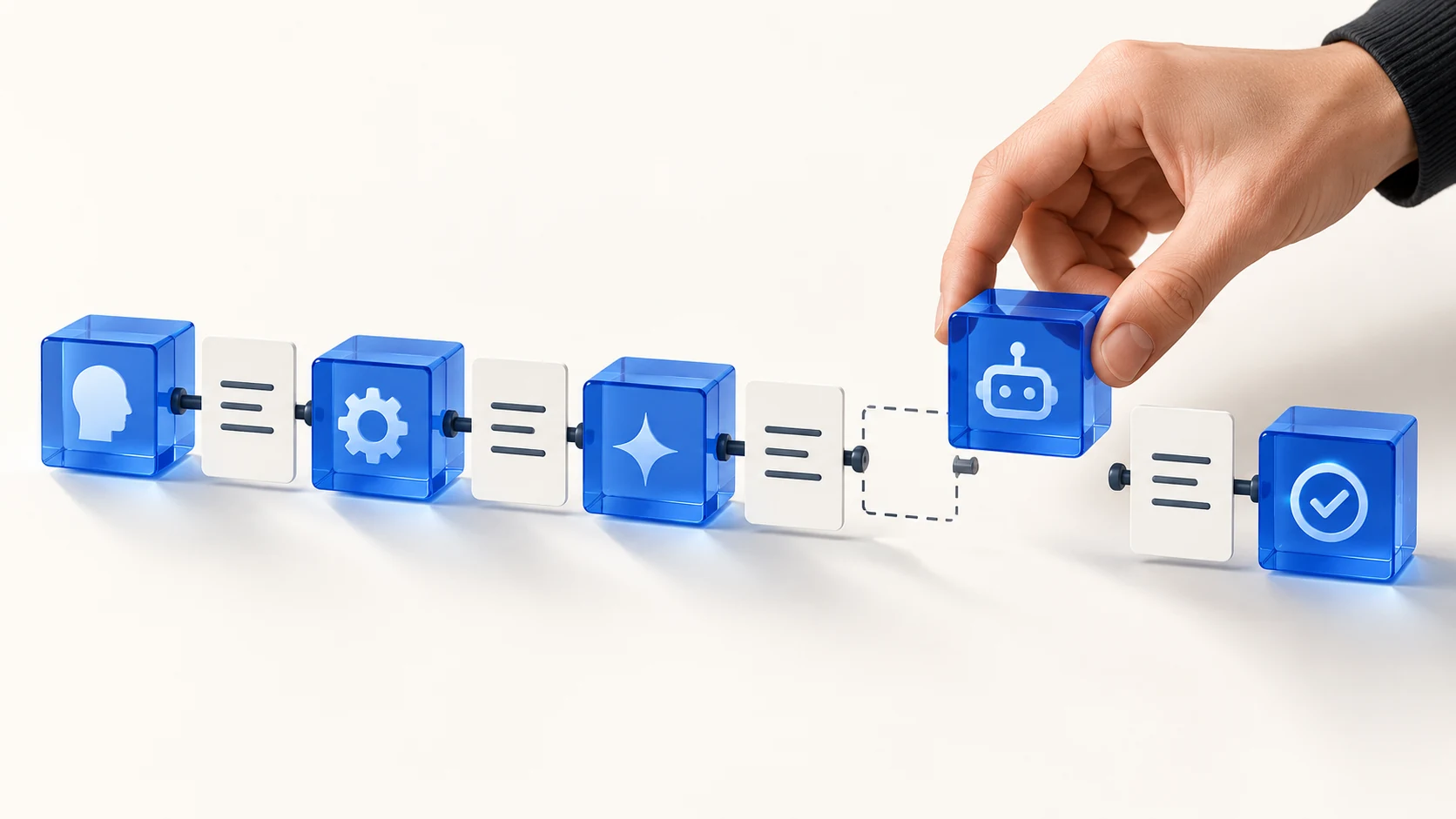 Conceptual Arrow AI illustration: Workflow engineering
